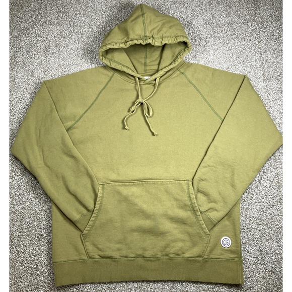 Tanner Goods Other - Tanner Goods Canada Heavyweight French Terry Pullover Hoodie Green‎ Size Large